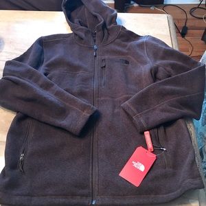 North Face Men's Gordon Lyons Hoodie -Brown -XL